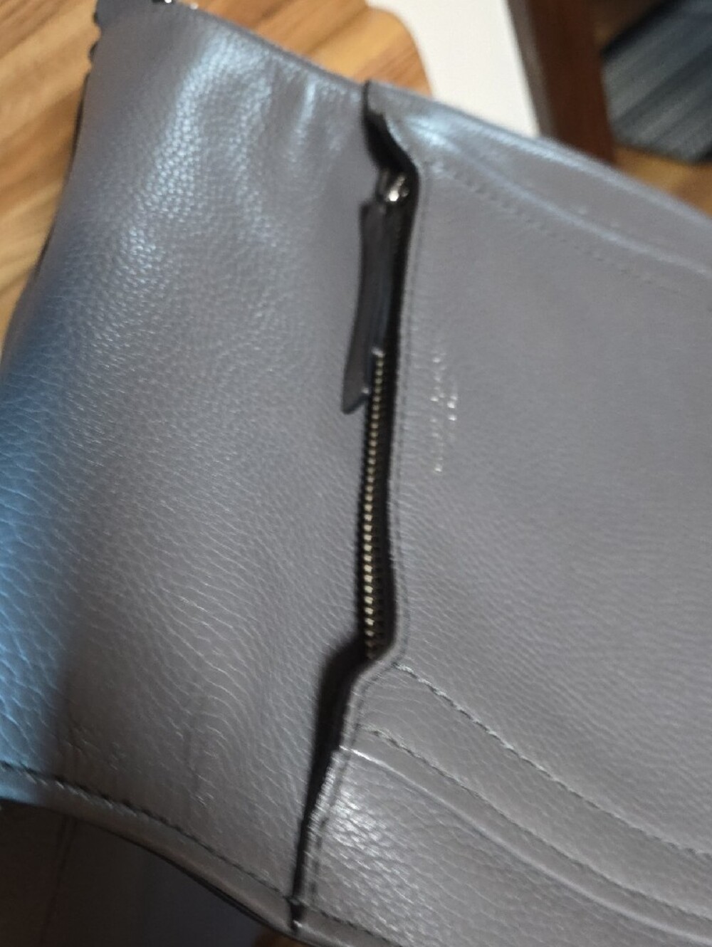 Marc Jacobs Pebbled Leather Crossbody Bag in Light Gray - Picture 7 of 11